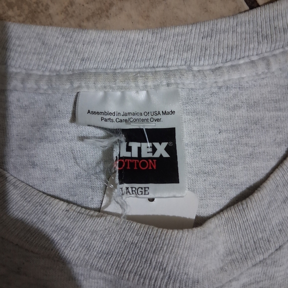 Vintage Gray Flintstones Graphic T-Shirt Double Sided Graphic T Shirt - Picture 6 of 8